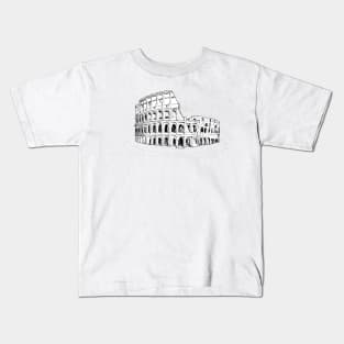 Hand drawn Colosseum Kids T-Shirt